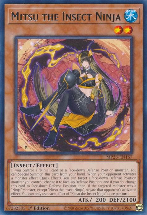 Mitsu the Insect Ninja MP23-EN167 card from 25th Anniversary Tin: Dueling Heroes Mega Pack