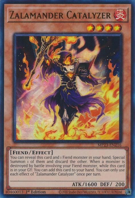 Zalamander Catalyzer MP23-EN216 card from 25th Anniversary Tin: Dueling Heroes Mega Pack