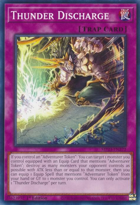 Thunder Discharge MP23-EN272 card from 25th Anniversary Tin: Dueling Heroes Mega Pack