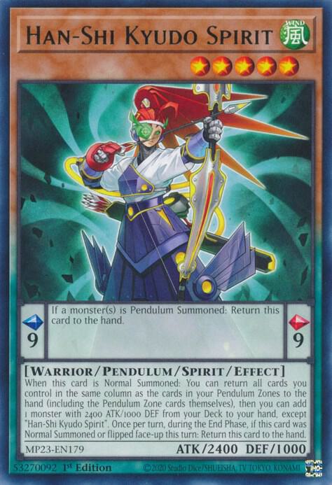 Han-Shi Kyudo Spirit MP23-EN179 card from 25th Anniversary Tin: Dueling Heroes Mega Pack