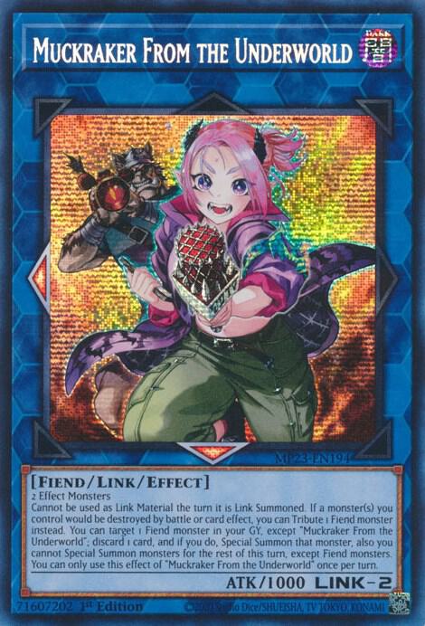 Muckraker From the Underworld MP23-EN194 card from 25th Anniversary Tin: Dueling Heroes Mega Pack