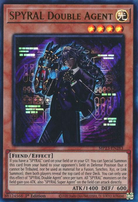 SPYRAL Double Agent MP23-EN283 card from 25th Anniversary Tin: Dueling Heroes Mega Pack