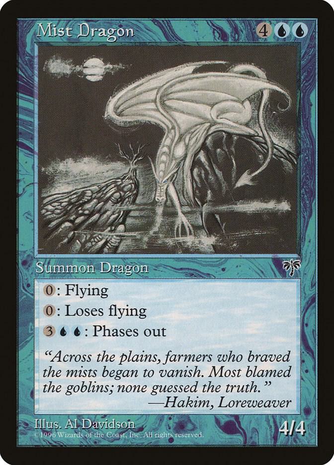 Mist Dragon card from Mirage