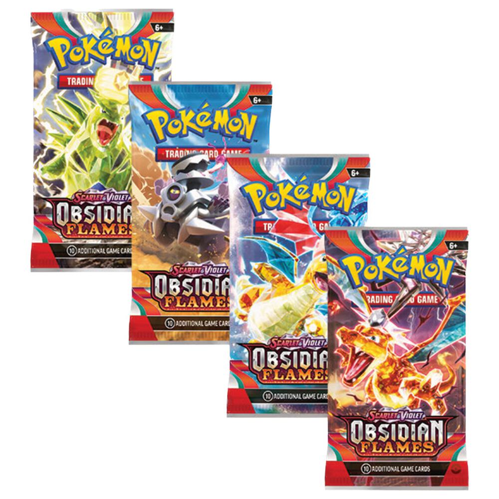Obsidian Flames Booster Pack Art Bundle [Set of 4] card from SV03: Obsidian Flames