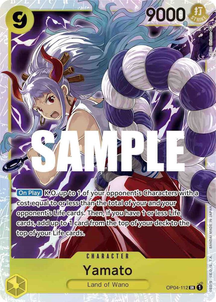 Yamato OP04-112 card from Kingdoms of Intrigue