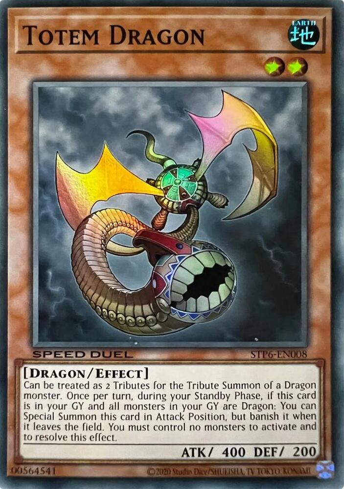 Totem Dragon STP6-EN008 card from Speed Duel: Tournament Pack 6