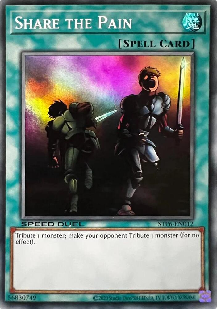 Share the Pain STP6-EN012 card from Speed Duel: Tournament Pack 6