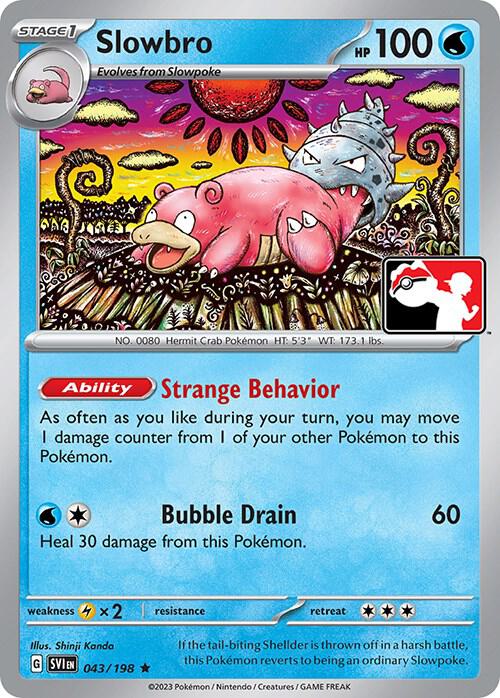 Slowbro 043/198 card from Prize Pack Series Cards