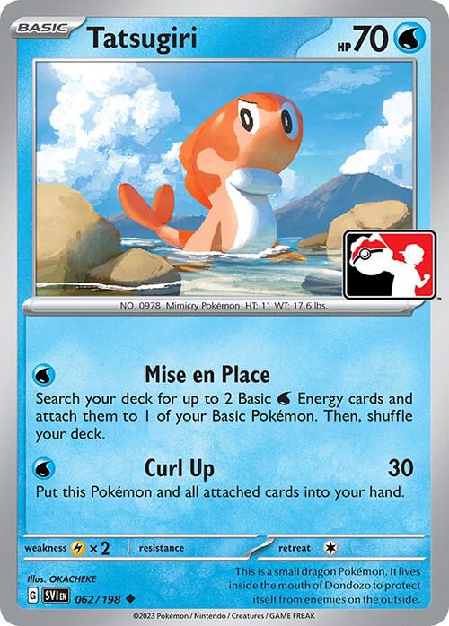 Tatsugiri 062/198 card from Prize Pack Series Cards
