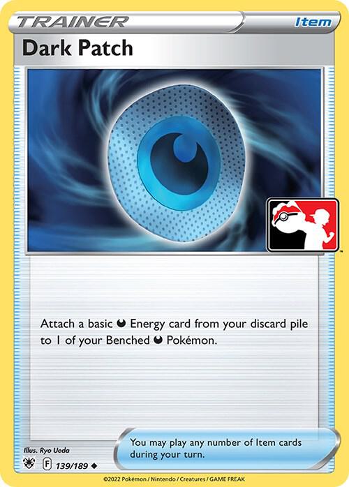 Dark Patch 139/189 card from Prize Pack Series Cards
