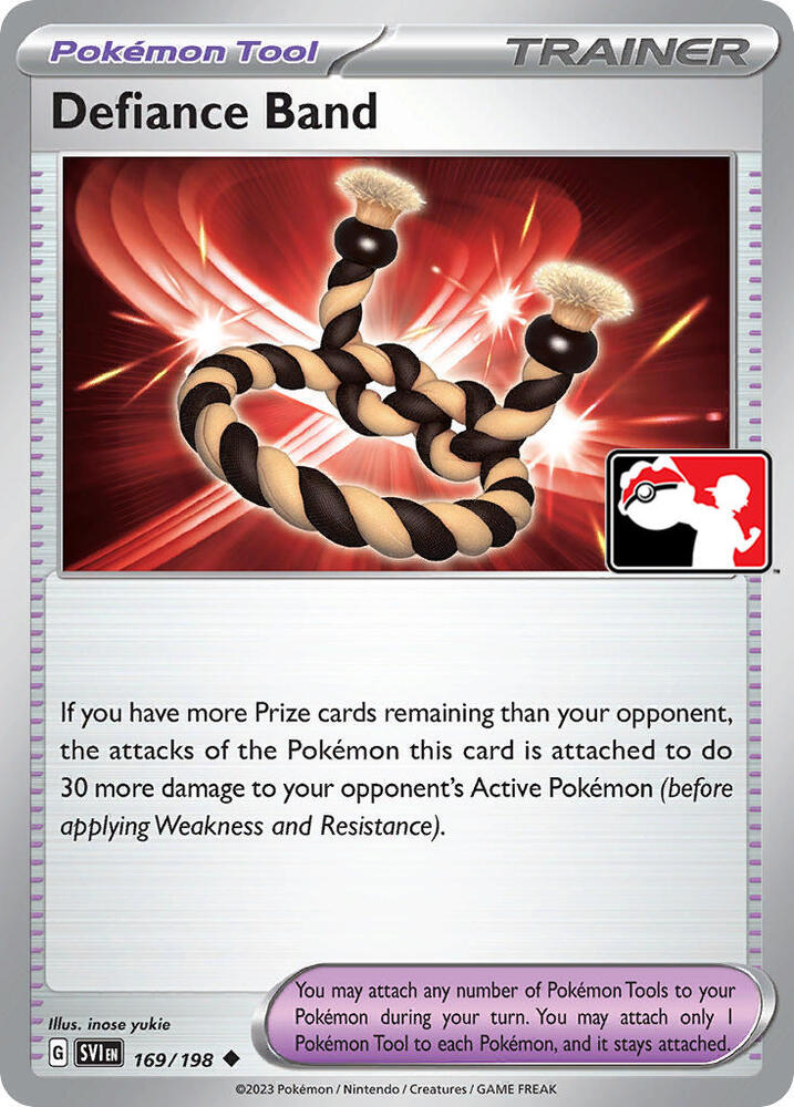 Defiance Band 169/198 card from Prize Pack Series Cards