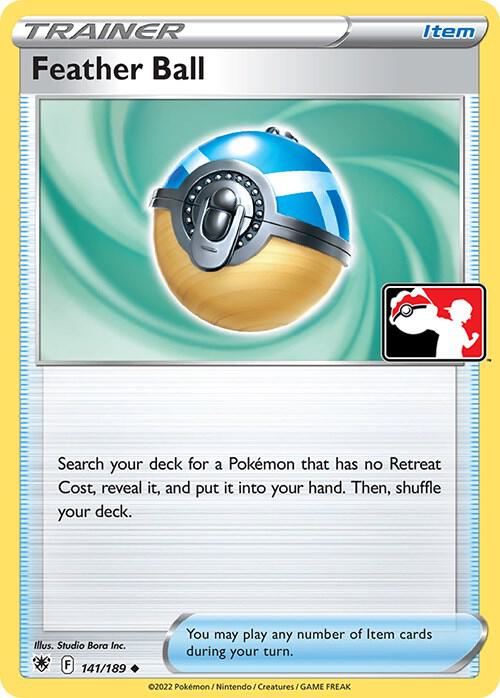 Feather Ball 141/189 card from Prize Pack Series Cards