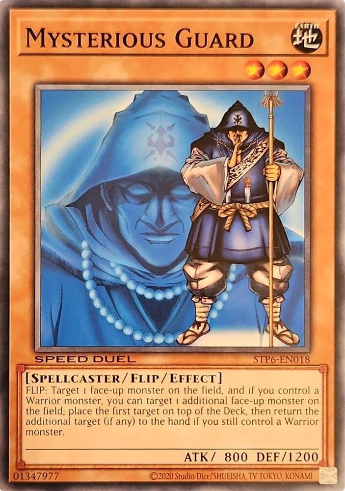 Mysterious Guard STP6-EN018 card from Speed Duel: Tournament Pack 6