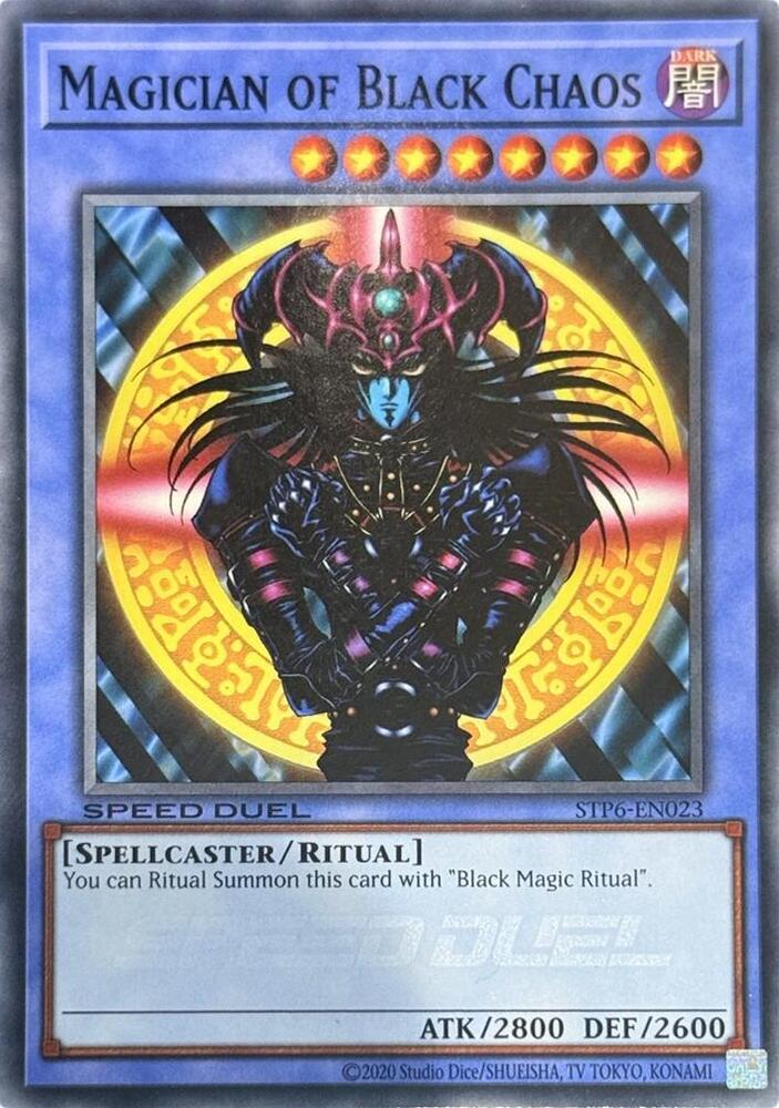 Magician of Black Chaos STP6-EN023 card from Speed Duel: Tournament Pack 6