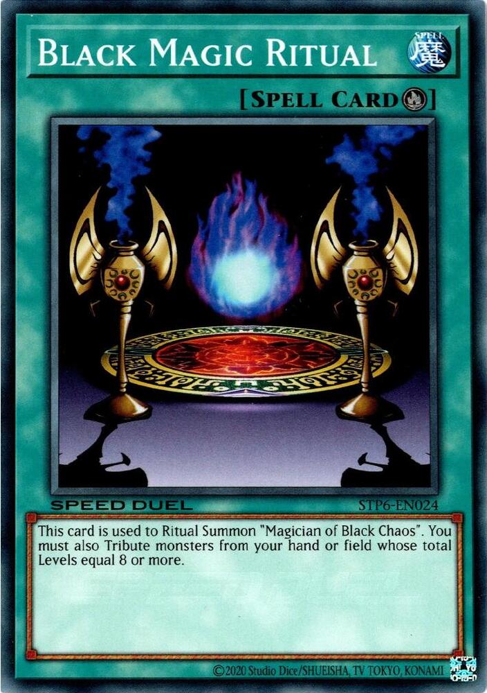 Black Magic Ritual STP6-EN024 card from Speed Duel: Tournament Pack 6