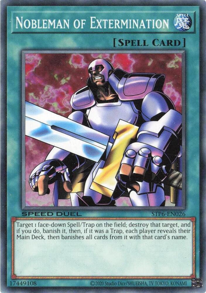 Nobleman of Extermination STP6-EN026 card from Speed Duel: Tournament Pack 6