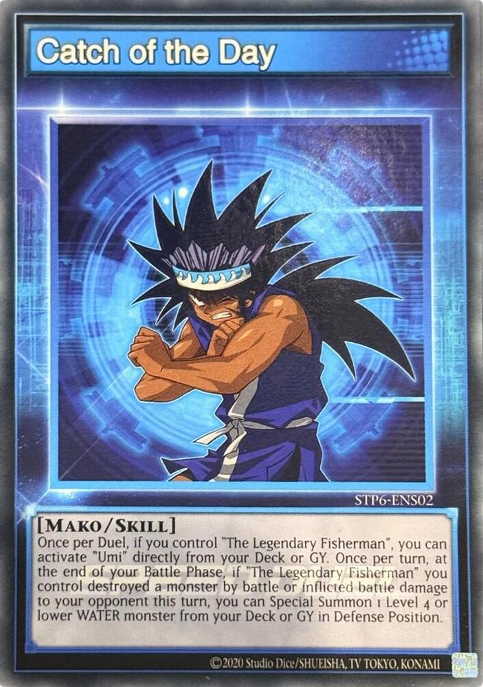 Catch of the Day STP6-ENS02 card from Speed Duel: Tournament Pack 6
