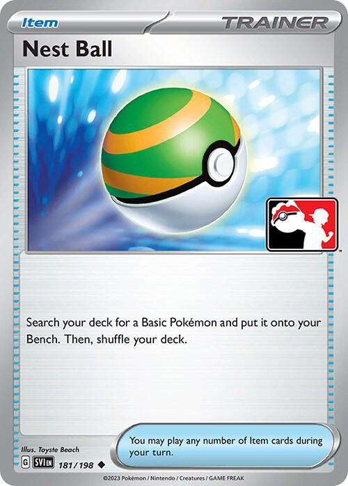 Nest Ball 181/198 card from Prize Pack Series Cards