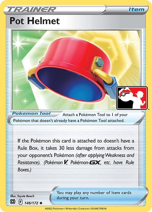 Pot Helmet 146/172 card from Prize Pack Series Cards