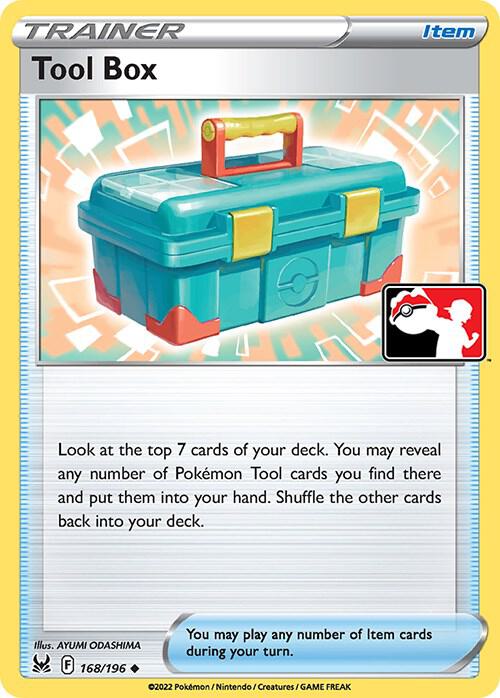 Tool Box 168/196 card from Prize Pack Series Cards