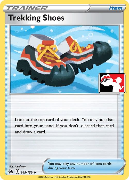 Trekking Shoes 145/159 card from Prize Pack Series Cards