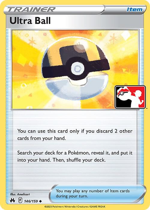 Ultra Ball 146/159 card from Prize Pack Series Cards
