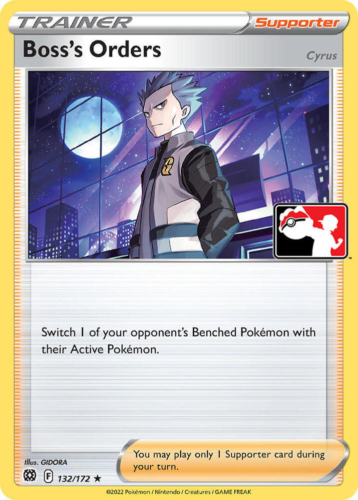 Boss's Orders 132/172 card from Prize Pack Series Cards