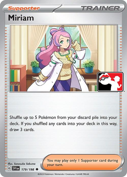 Miriam 179/198 card from Prize Pack Series Cards