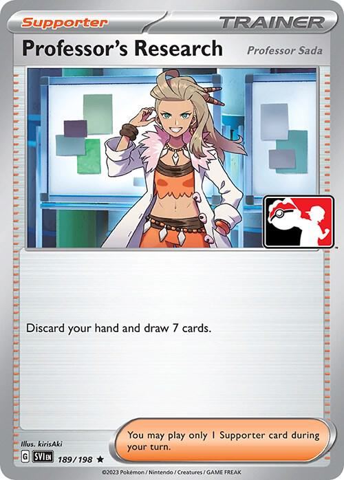 Professor's Research 189/198 card from Prize Pack Series Cards