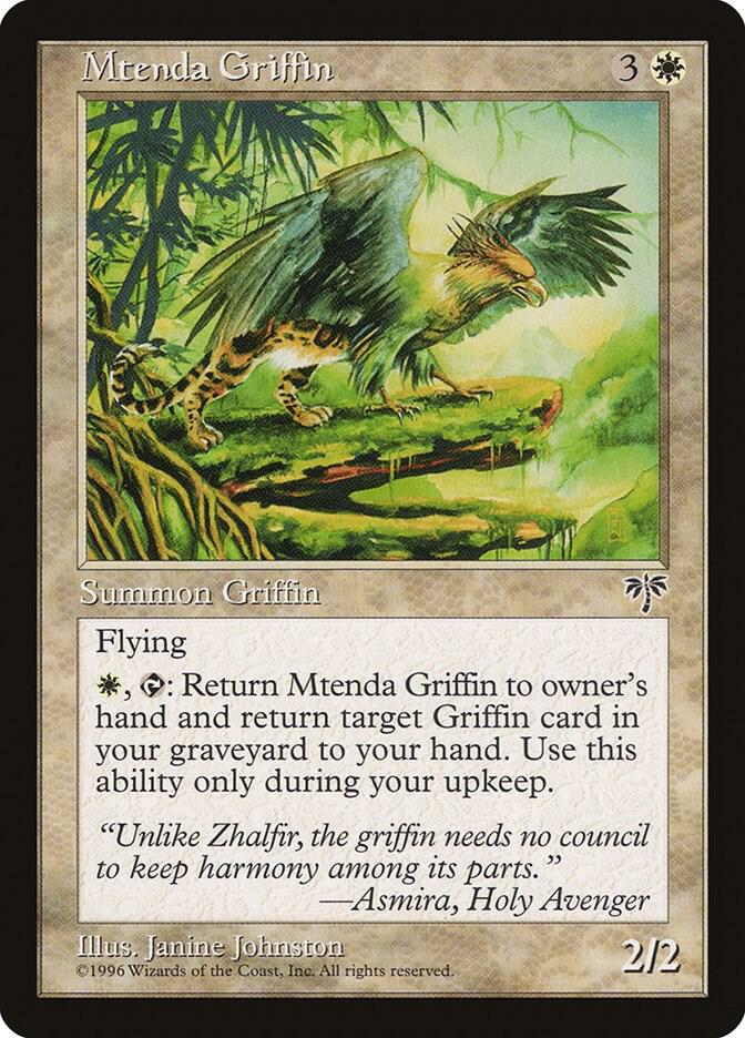 Mtenda Griffin card from Mirage