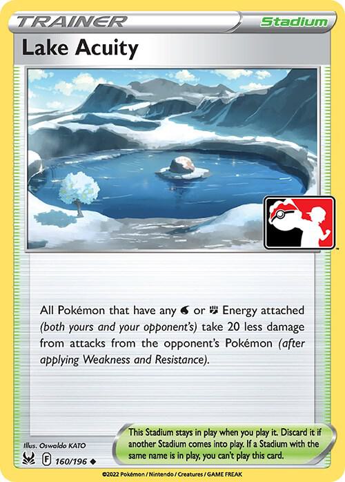 Lake Acuity 160/196 card from Prize Pack Series Cards