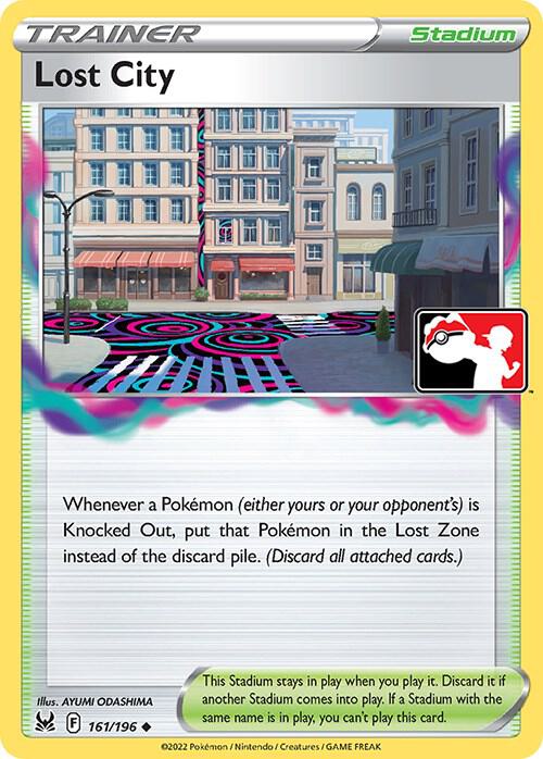 Lost City 161/196 card from Prize Pack Series Cards
