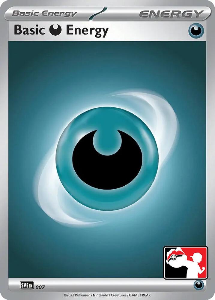 Basic Darkness Energy 007 card from Prize Pack Series Cards