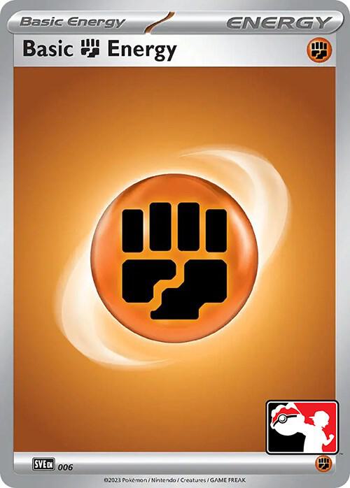 Basic Fighting Energy 006 card from Prize Pack Series Cards