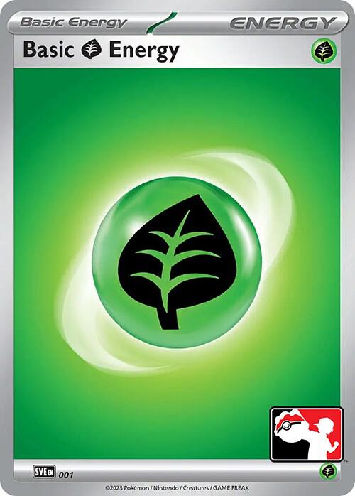 Basic Grass Energy 001 card from Prize Pack Series Cards