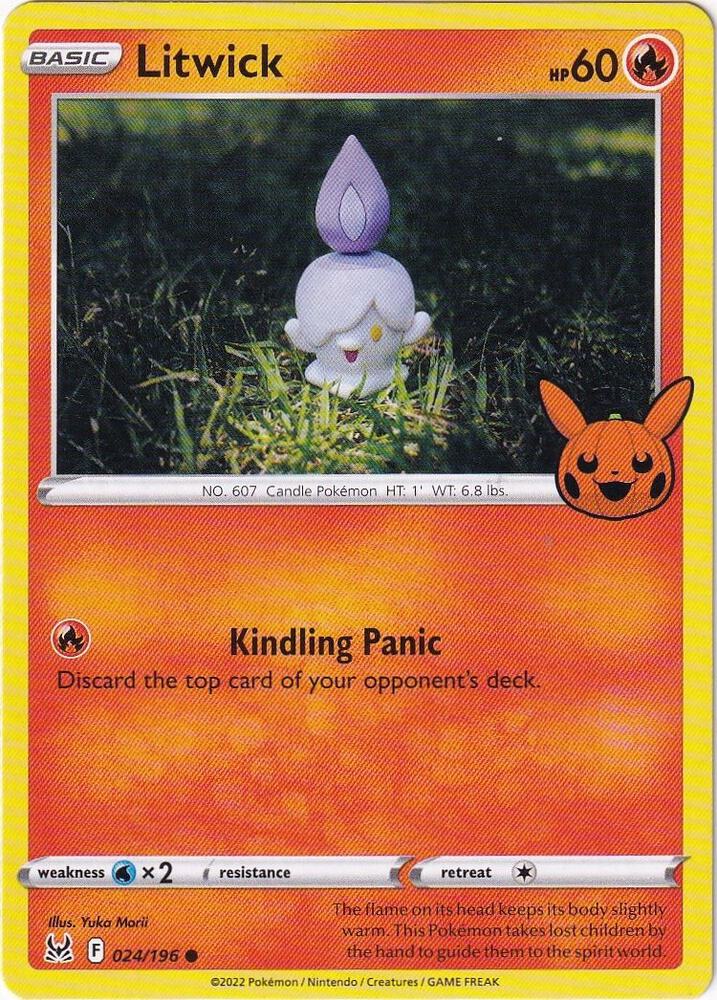 Litwick 024/196 card from Trick or Trade BOOster Bundle 2023