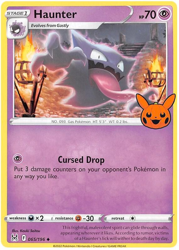Haunter 065/196 card from Trick or Trade BOOster Bundle 2023