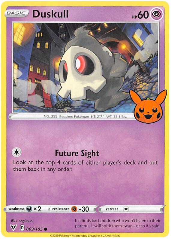 Duskull 069/185 card from Trick or Trade BOOster Bundle 2023