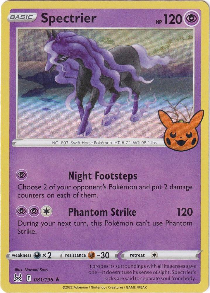 Spectrier 081/196 card from Trick or Trade BOOster Bundle 2023