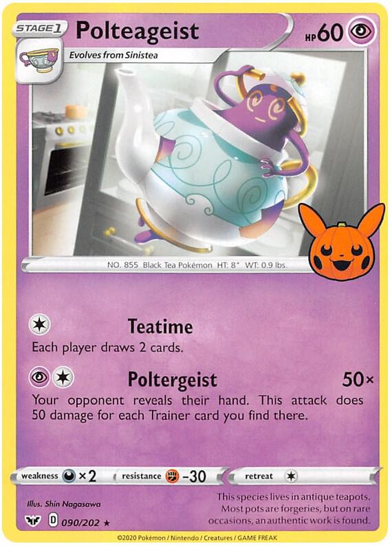 Polteageist 090/202 card from Trick or Trade BOOster Bundle 2023