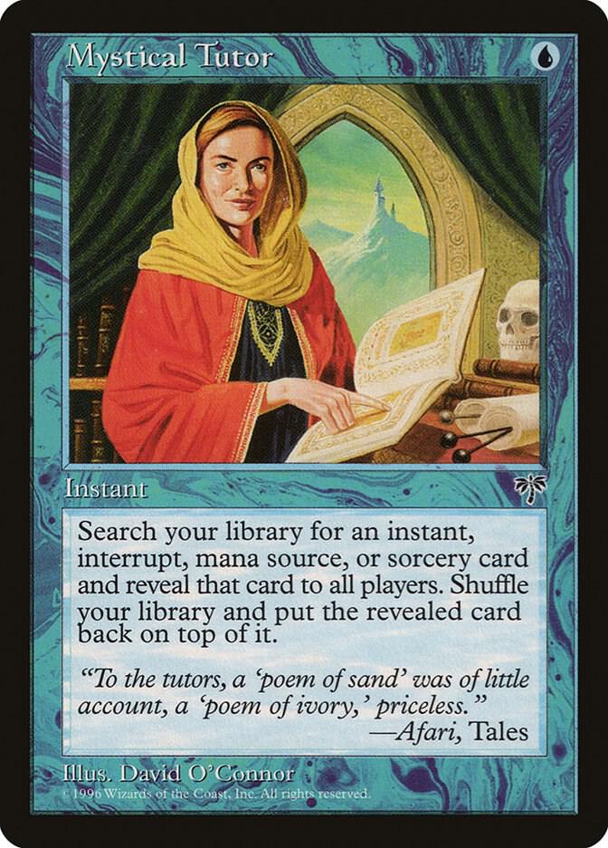 Mystical Tutor card from Mirage