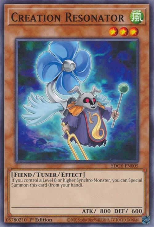 Creation Resonator SDCK-EN005 card from Structure Deck: The Crimson King