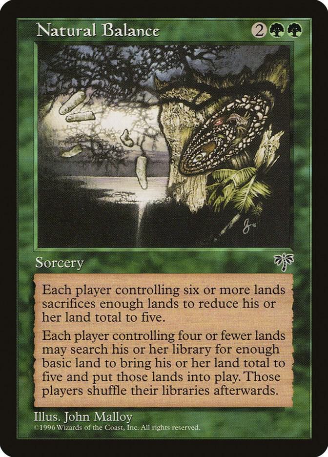 Natural Balance card from Mirage