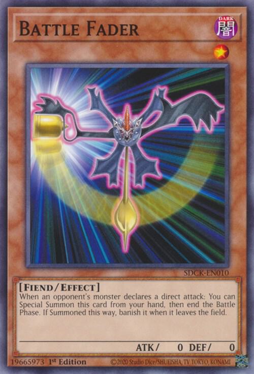 Battle Fader SDCK-EN010 card from Structure Deck: The Crimson King