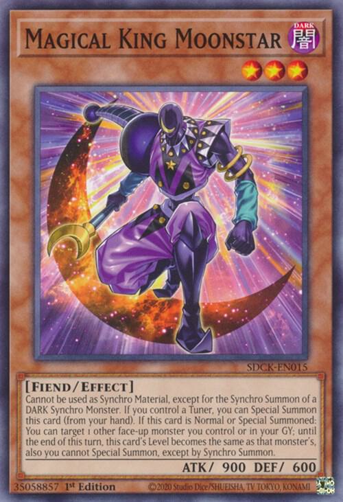 Magical King Moonstar SDCK-EN015 card from Structure Deck: The Crimson King