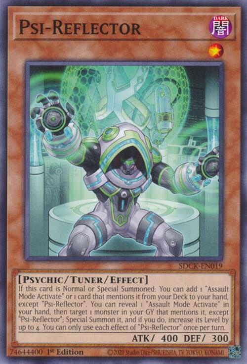 Psi-Reflector SDCK-EN019 card from Structure Deck: The Crimson King