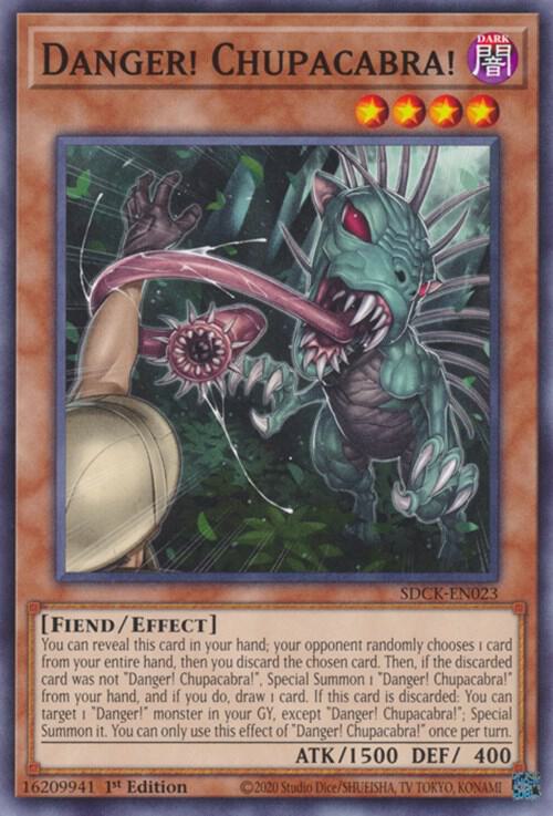 Danger! Chupacabra! SDCK-EN023 card from Structure Deck: The Crimson King