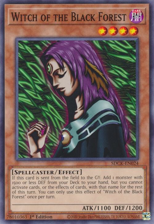 Witch of the Black Forest SDCK-EN024 card from Structure Deck: The Crimson King