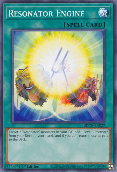 Resonator Engine SDCK-EN027 card from Structure Deck: The Crimson King