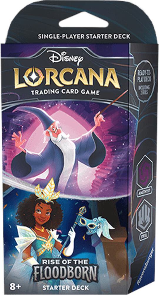 Disney Lorcana: Rise of the Floodborn Starter Deck (Amethyst & Steel) card from Rise of the Floodborn